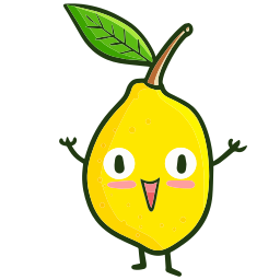 fruta de limón sticker