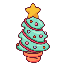 árbol de navidad sticker
