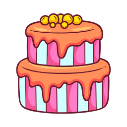 pastel de cumpleaños sticker