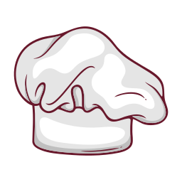 sombrero de cocinero sticker