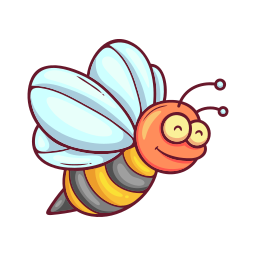 Bee sticker
