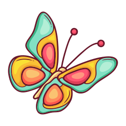 mariposa sticker