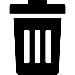 Rubbish bin - Free interface icons