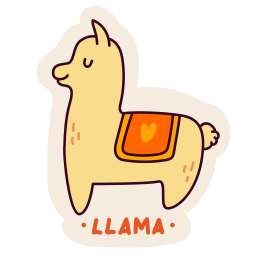 Cute Baby Llama Clipart, Transparent Digital Download, PNG Baby