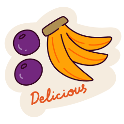 fruta sticker