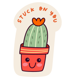 cactus sticker