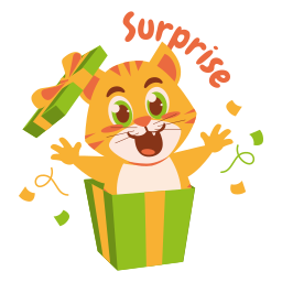 Surpise box sticker