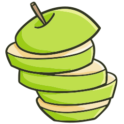 fruta de manzana sticker