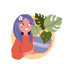 monstera sticker