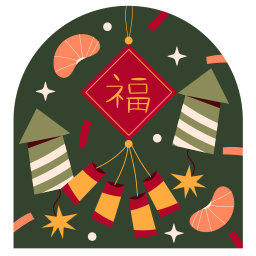 año nuevo chino sticker