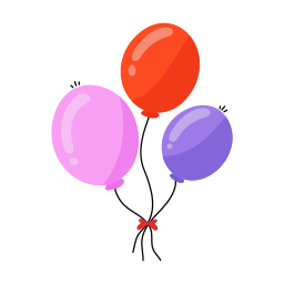 animated balloons moving