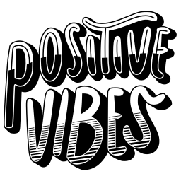 vibras positivas sticker