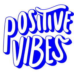 vibras positivas sticker