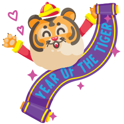 tigre sticker