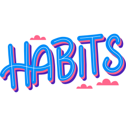 hábitos sticker