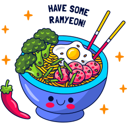 ramen sticker