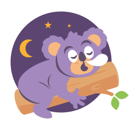 dormir sticker