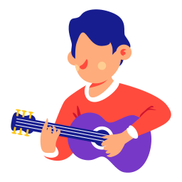 guitarra sticker