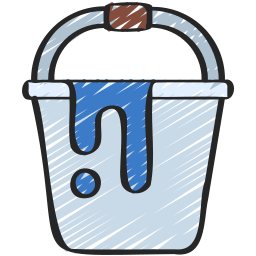 Water bucket - Free construction and tools icons