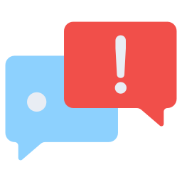 Error message - Free communications icons