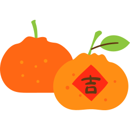 Orange sticker