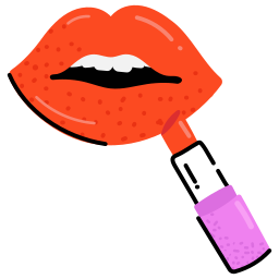 lápiz labial sticker