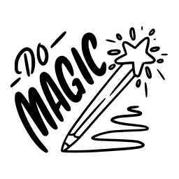 hacer magia sticker