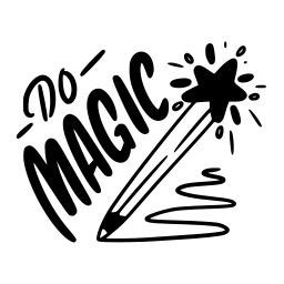 hacer magia sticker