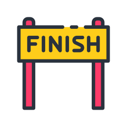 Finish Line Sport Icon Gráfico por purplespoonpirates · Creative