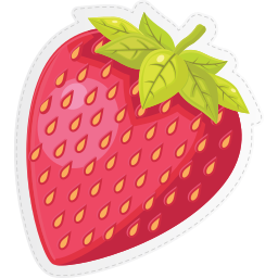 Strawberry Stickers, Strawberries, Sticker, Fruit PNG Transparent Clipart  Image and PSD File for Free Download