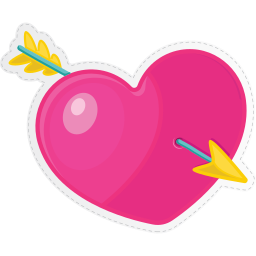 corazón sticker