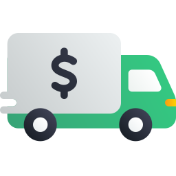 Shipping cost - Free transport icons