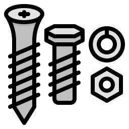 Two Black Screws Industry, Screw, Isolated, Mechanic PNG Transparent Image  and Clipart for Free Download