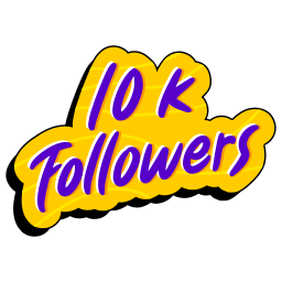 10k seguidores sticker