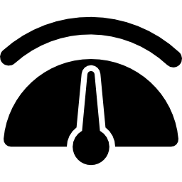 Speedometer Silhouette - Free icons