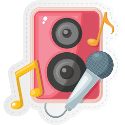 karaoke sticker