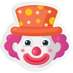 payaso sticker