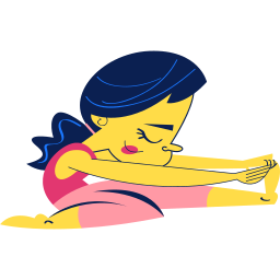 yoga sticker