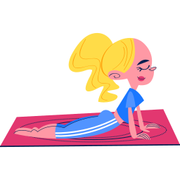 yoga sticker