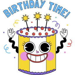 cumpleaños sticker