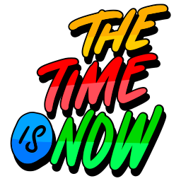 el tiempo es ahora sticker