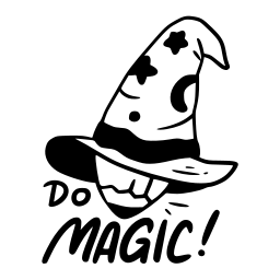 hacer magia sticker