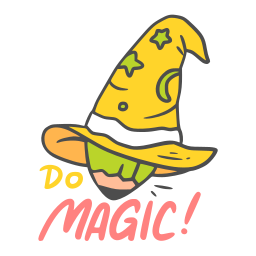 hacer magia sticker