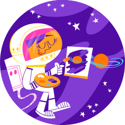 astronauta sticker