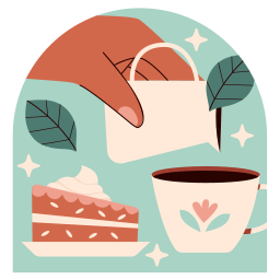 café sticker