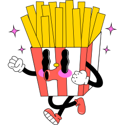 papas fritas sticker