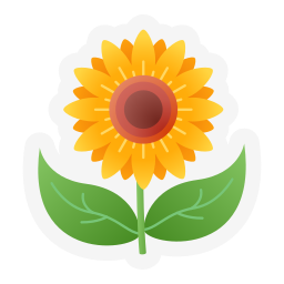 girasoles sticker