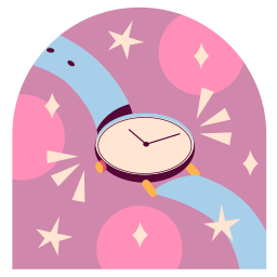 reloj sticker