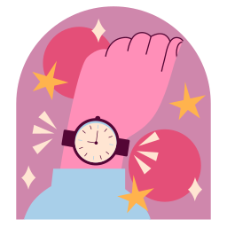 reloj sticker