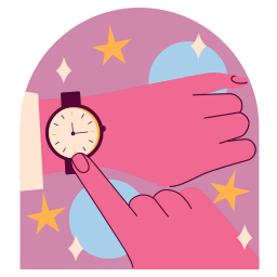 reloj sticker